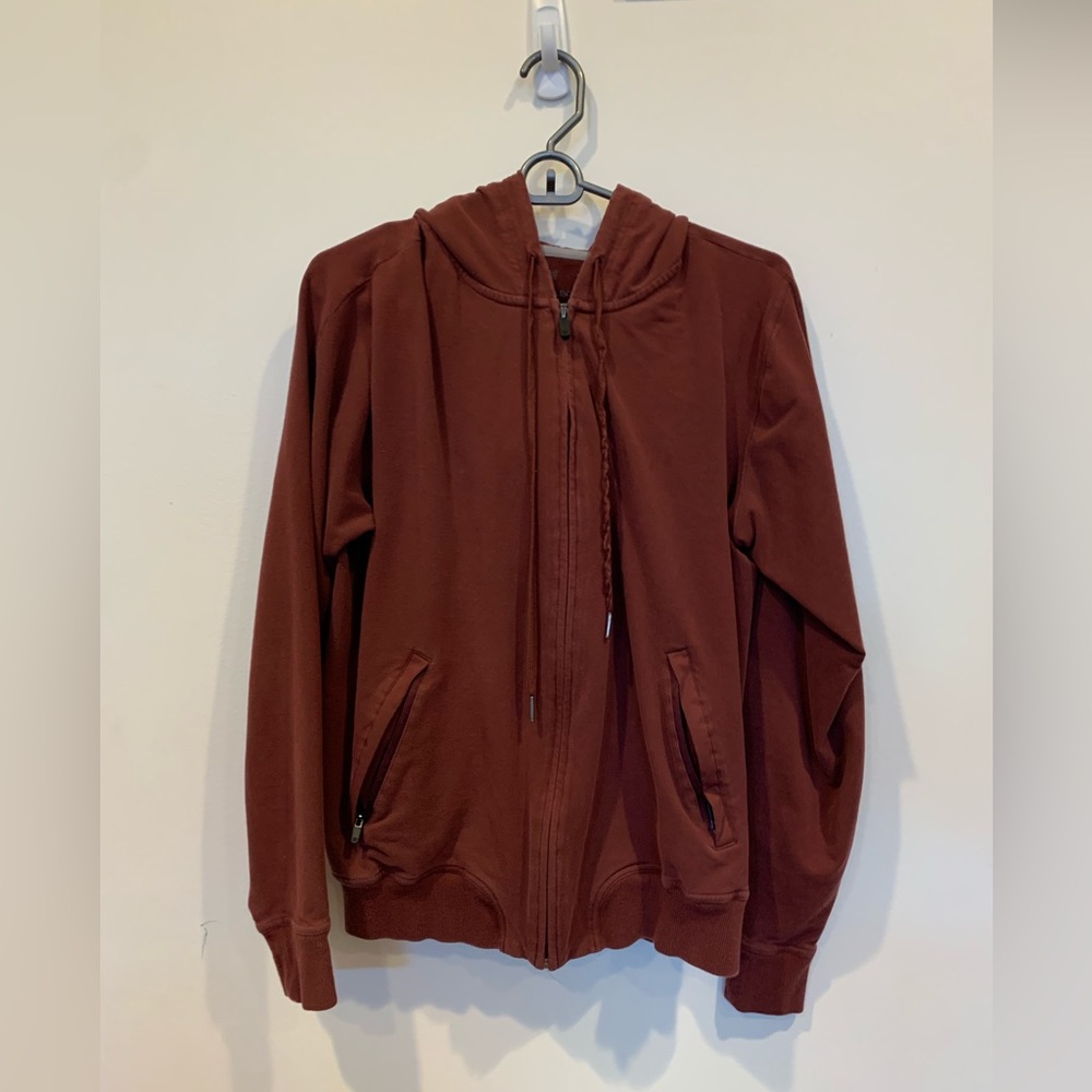 Mack Weldon Ace Full Zip hoodie red medium